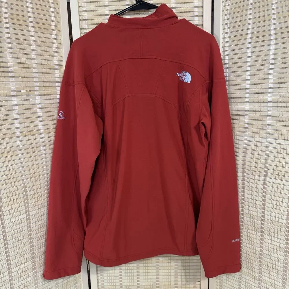 The North Face Flight Series Jacket Men's Size Small Orange Lightweight Full Zip